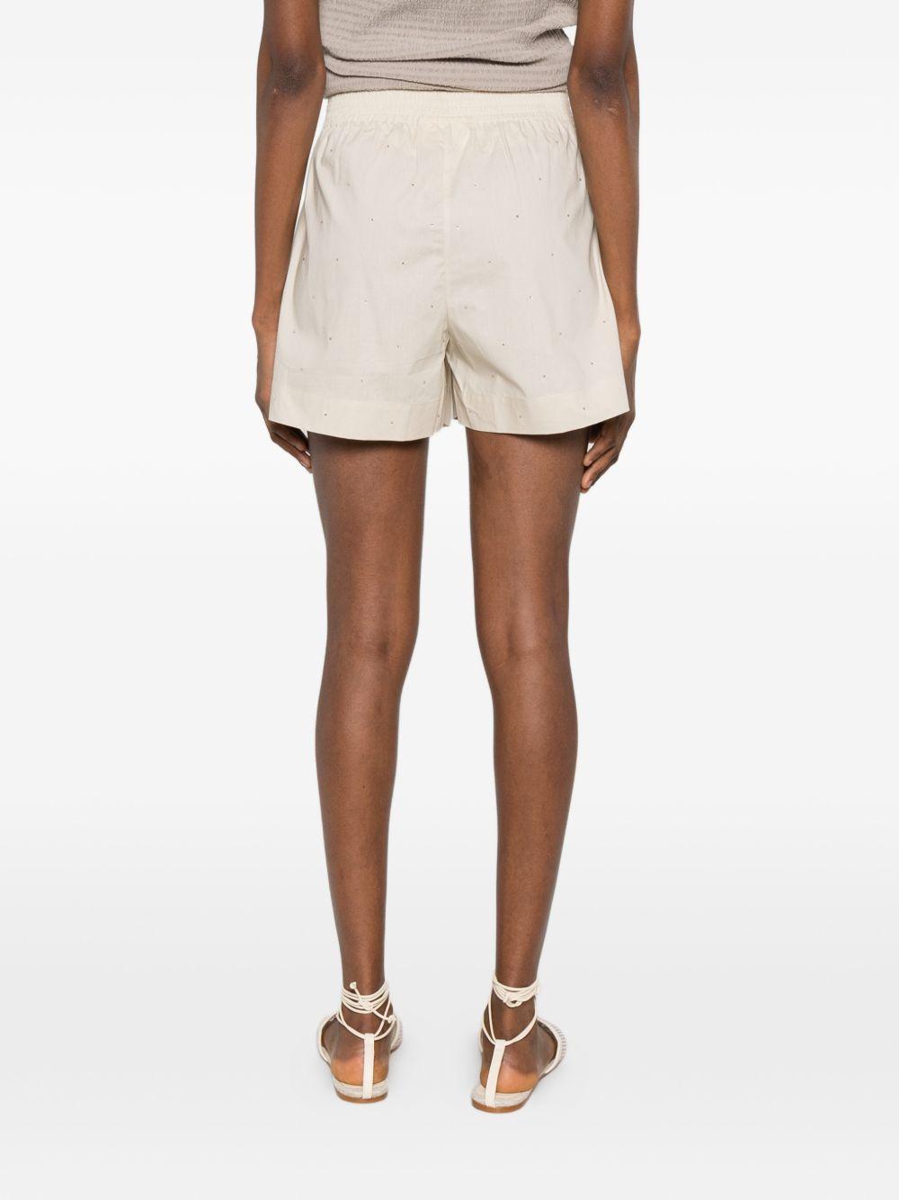 Shorts con strass 