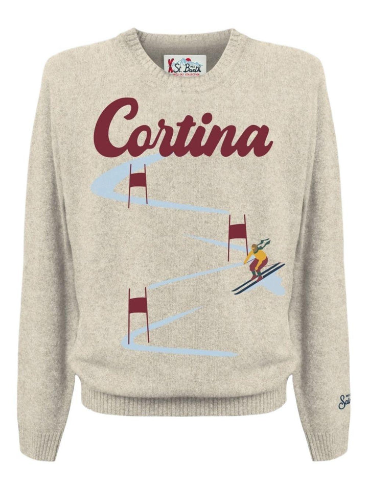 Maglione beige Cortina Ski Race 