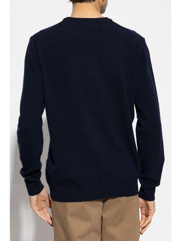 Maglione girocollo blu scuro 