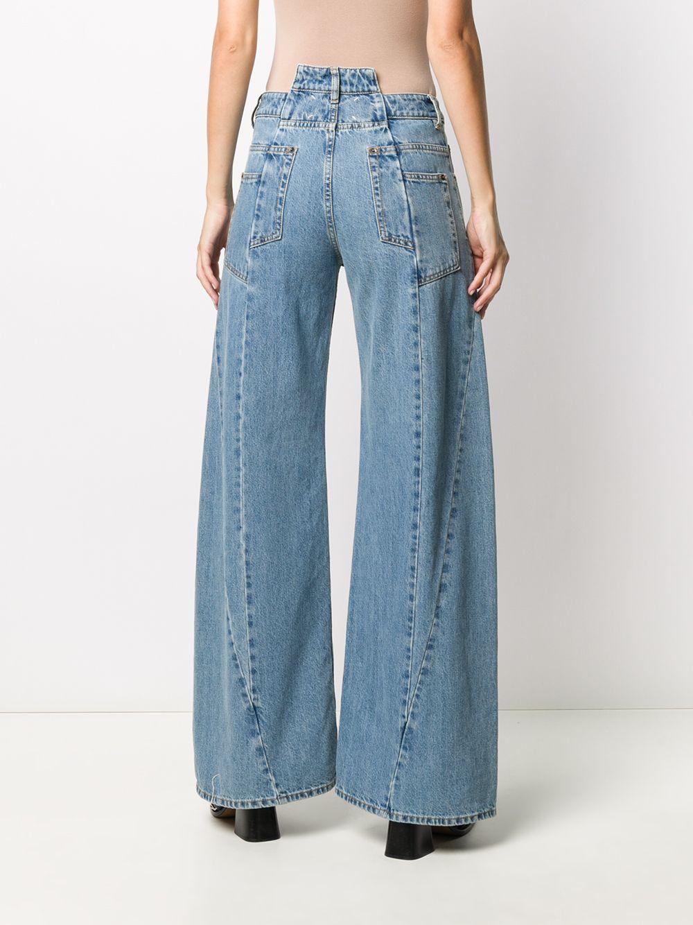 Jeans a gamba ampia Décortiqué 