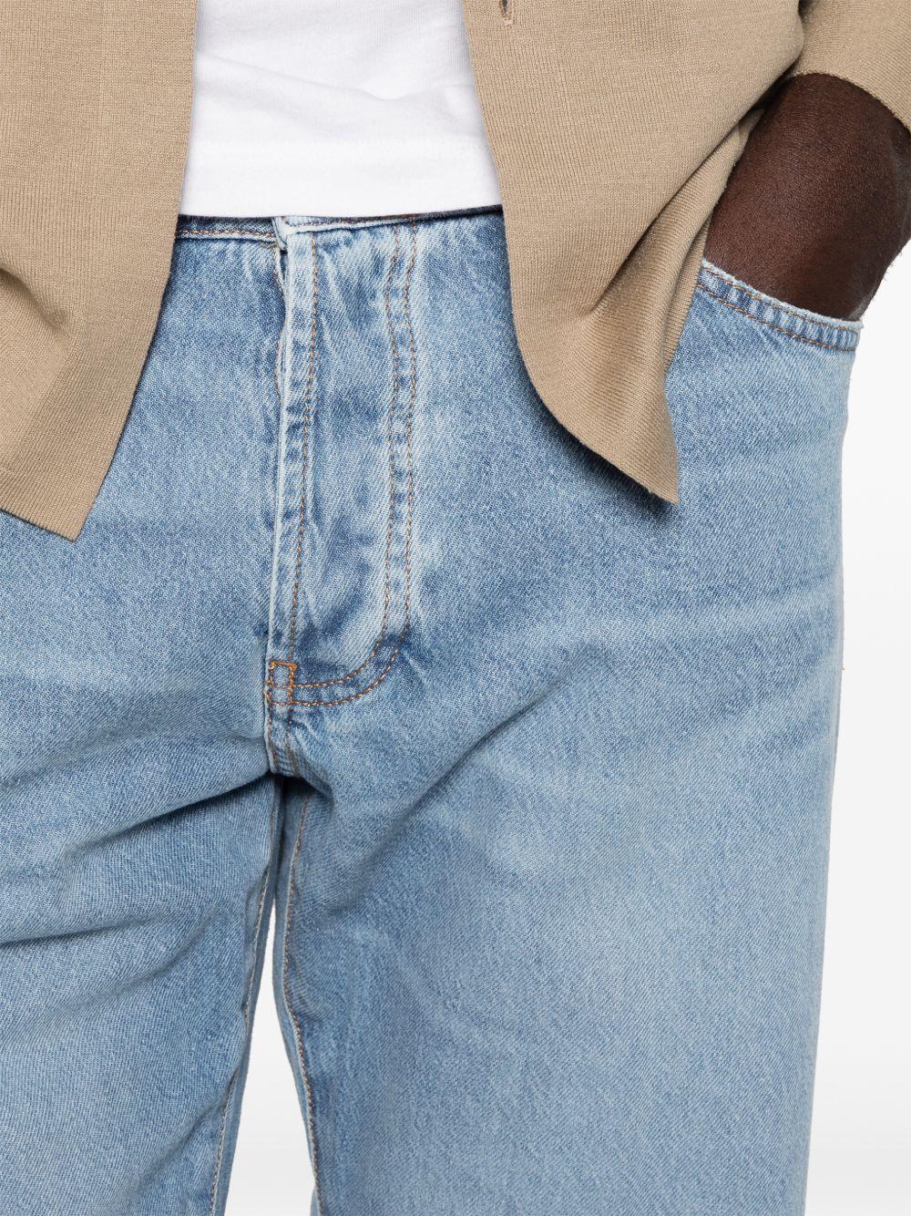 Jeans effetto slavato azzurro chiaro 