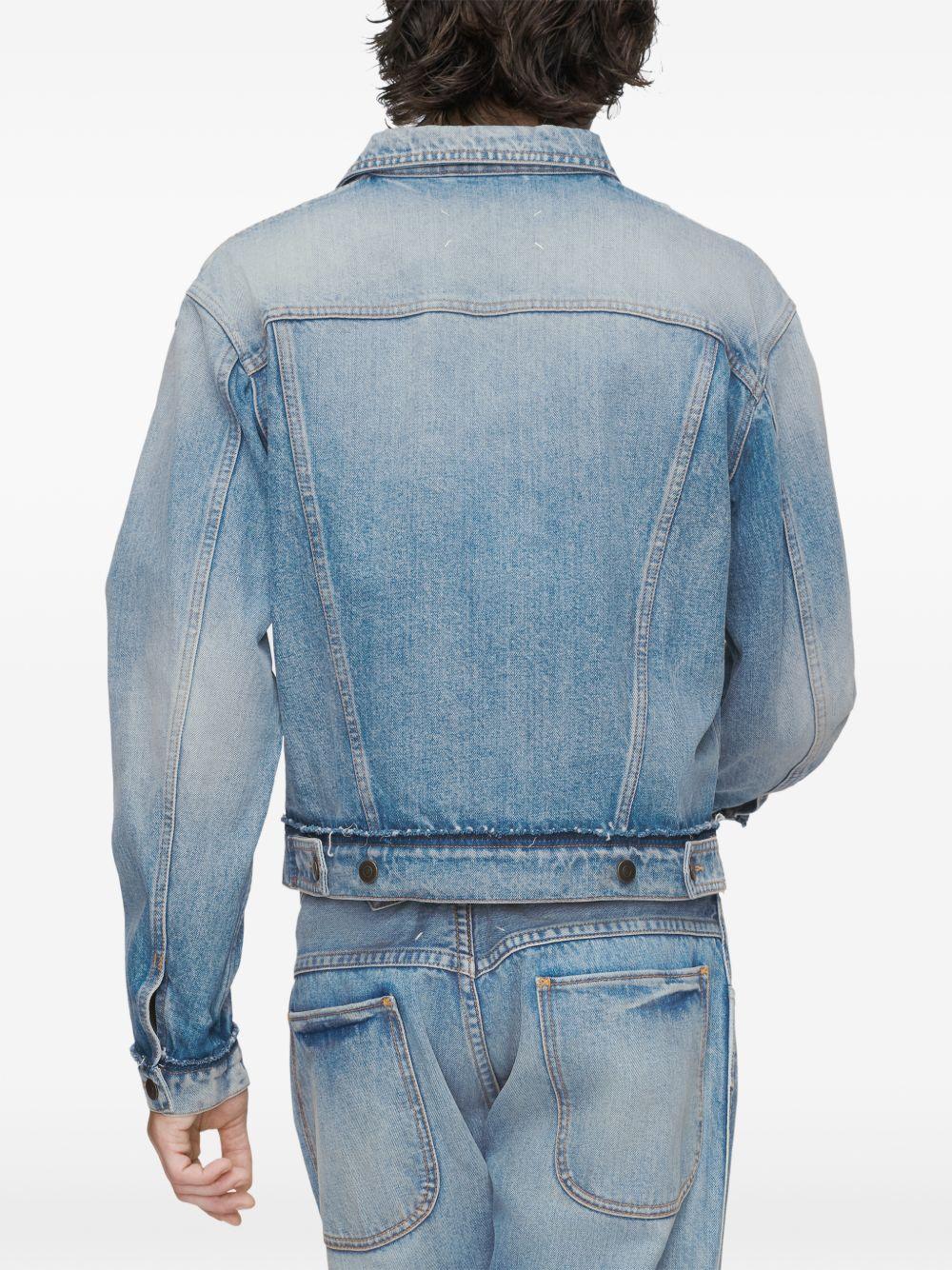 Giacca in denim blu 