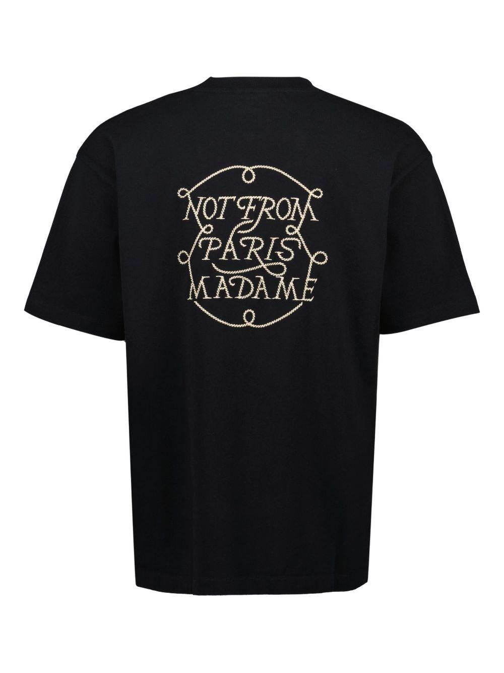 T-shirt Vignes nera 