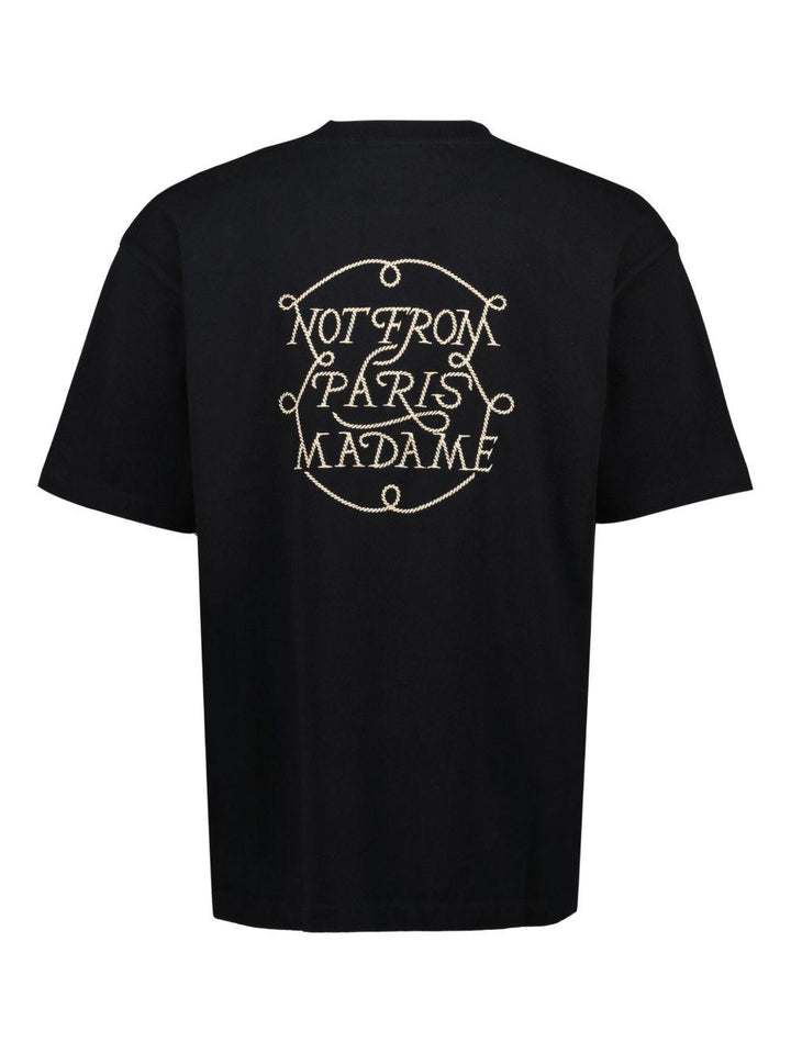 T-shirt Vignes nera 