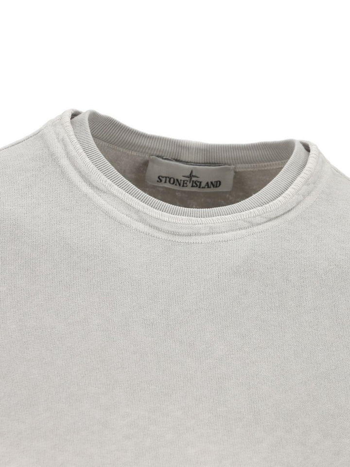 Felpa pearl girocollo con logo 