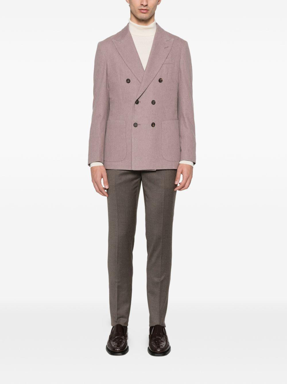Blazer doppiopetto rosa 