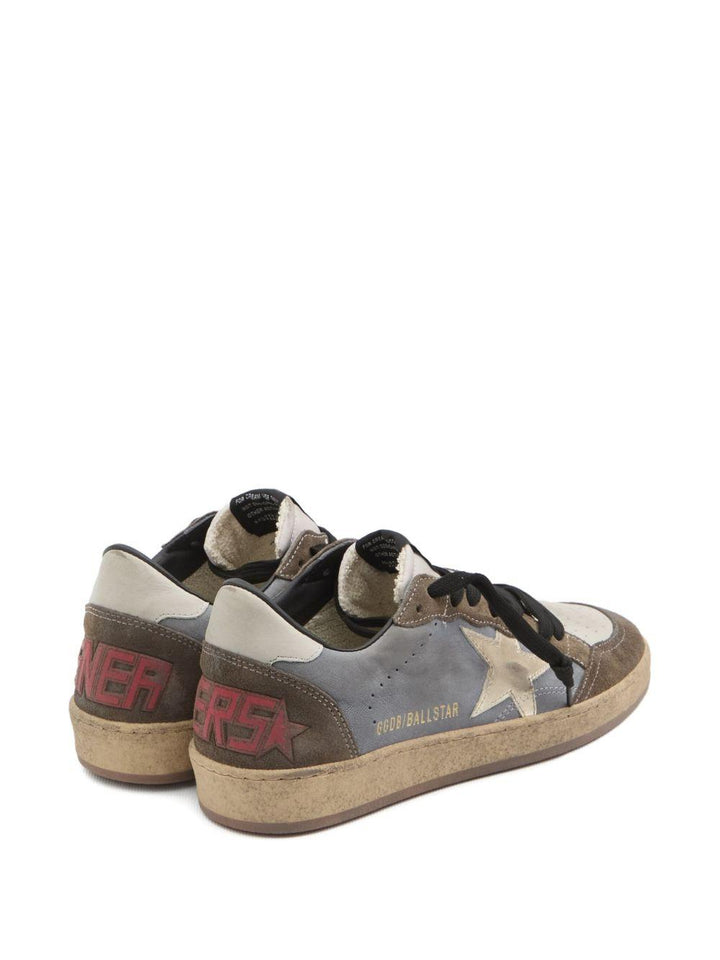 Sneakers grigie Ball Star in pelle scamosciata 