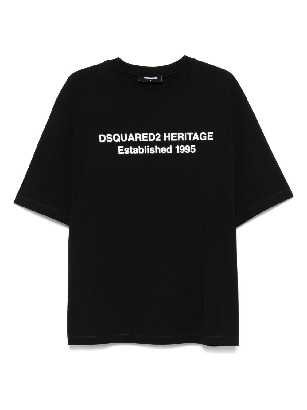 T-shirt nera Heritage 