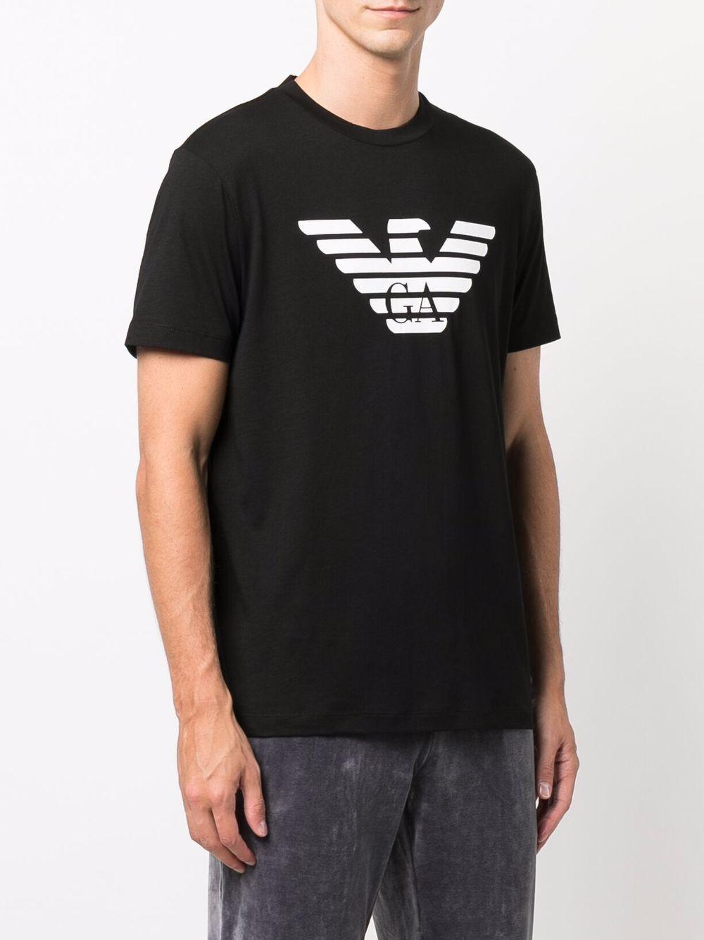 T-shirt nera manica corta 