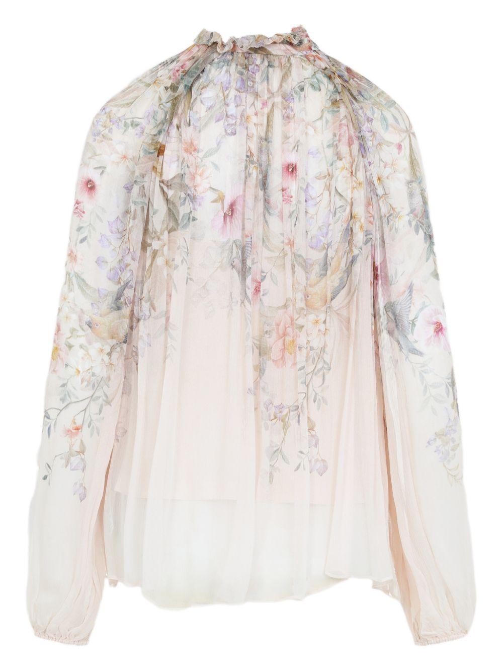 Blusa Rebellion con stampa 