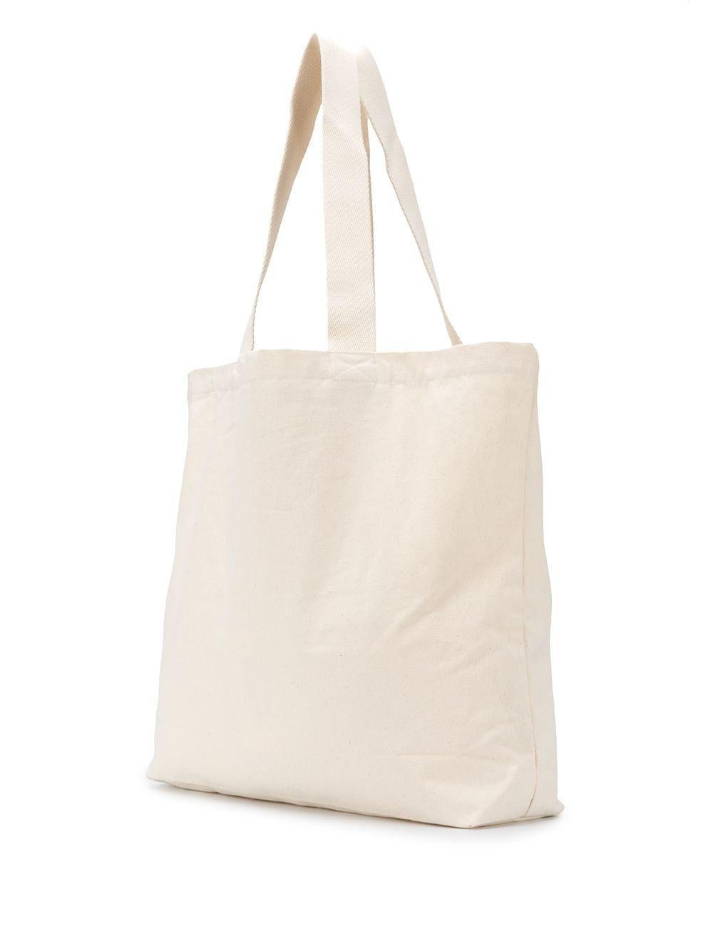 borsa tote ecrù 