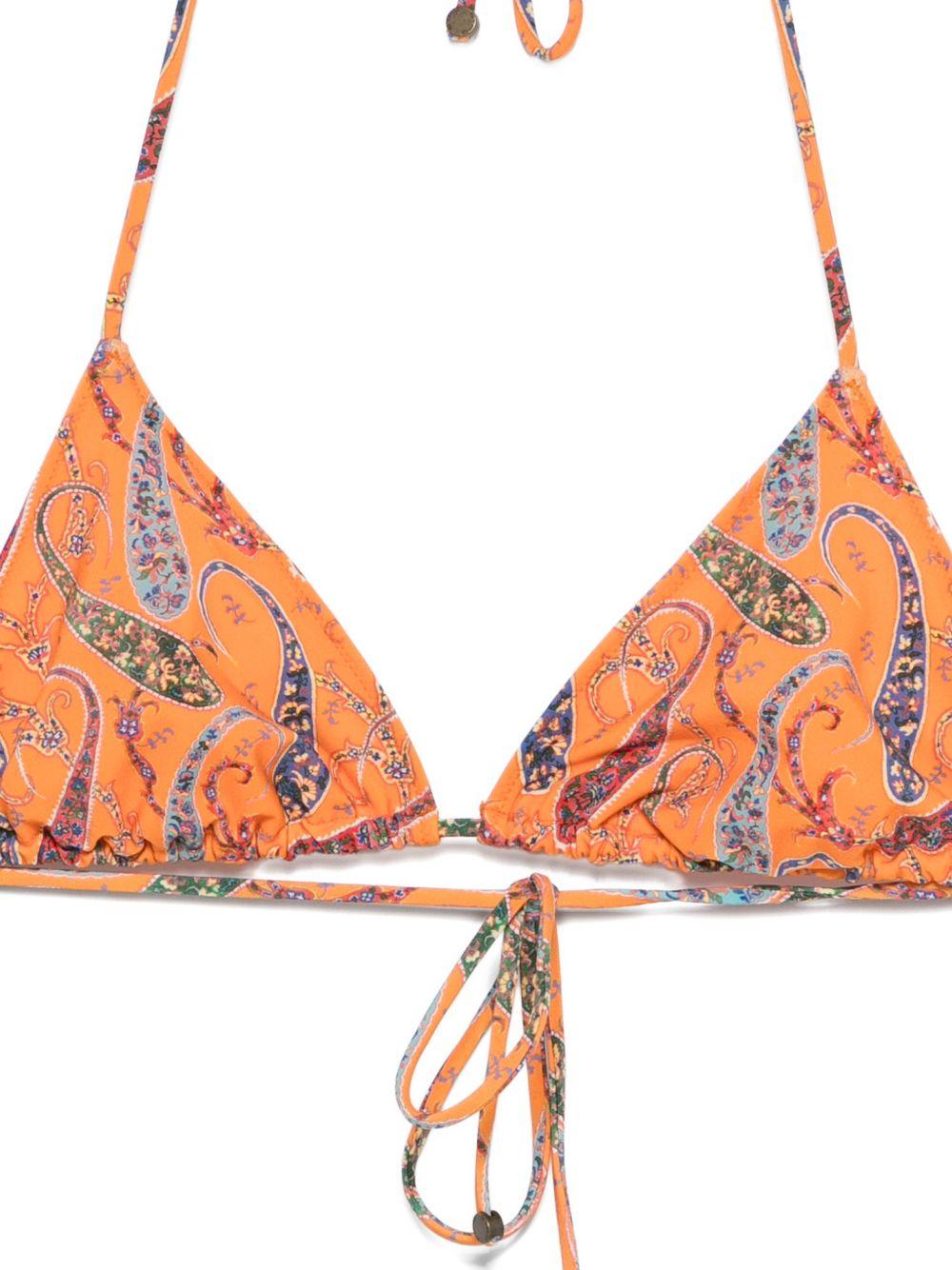 Bikini con stampa paisley 
