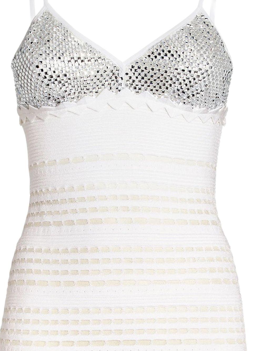 Abito corto con strass 
