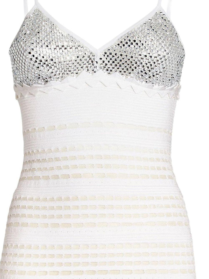 Abito corto con strass 