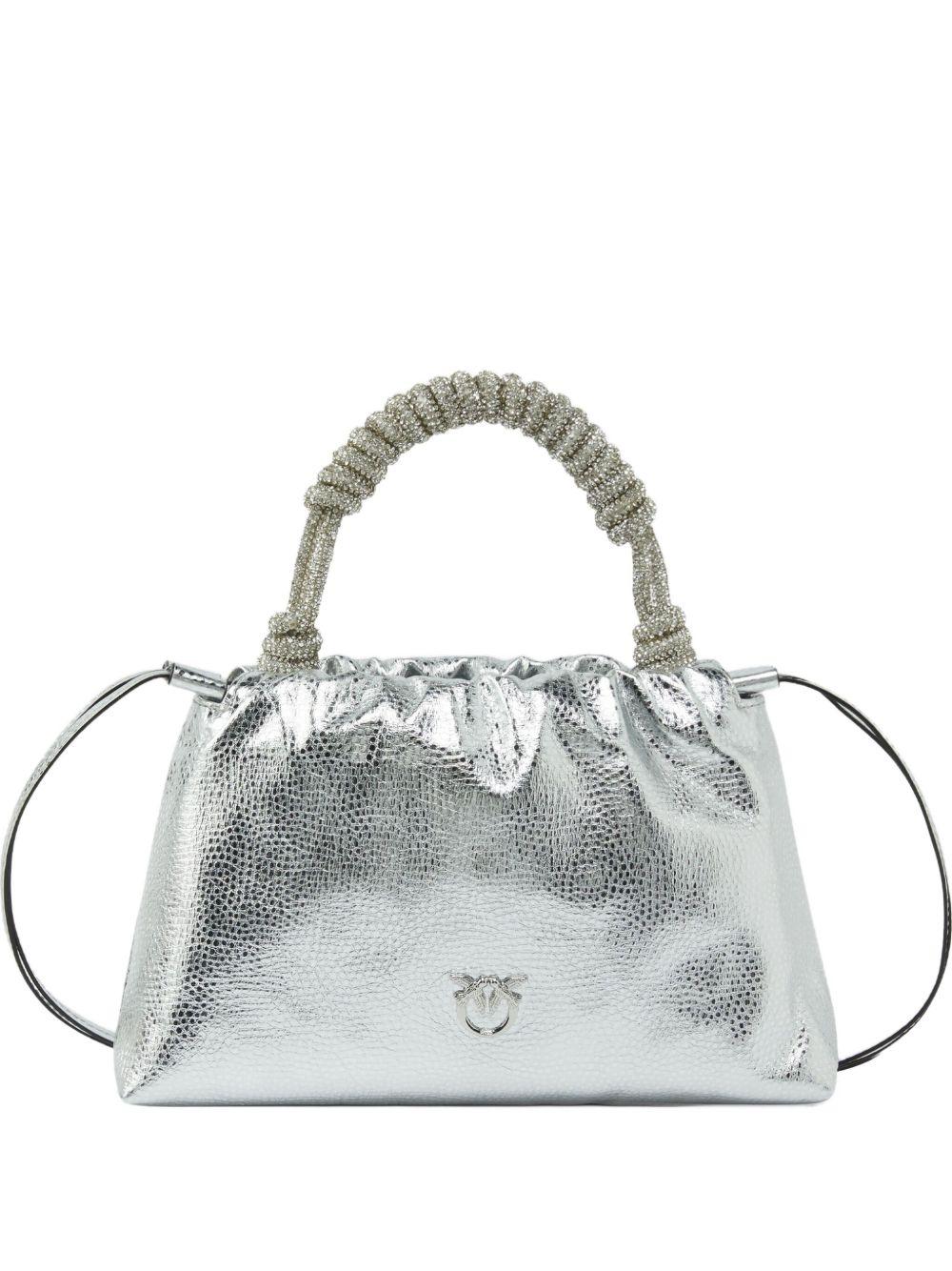 Borsa tote con decorazione 