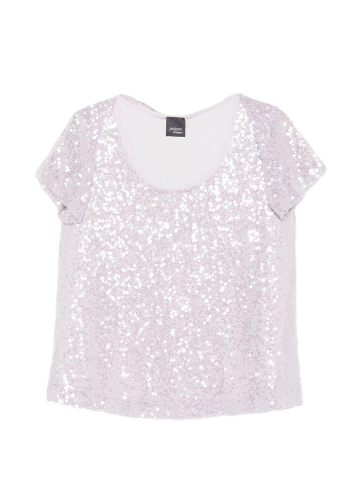 Camicia Pertritone con paillettes 