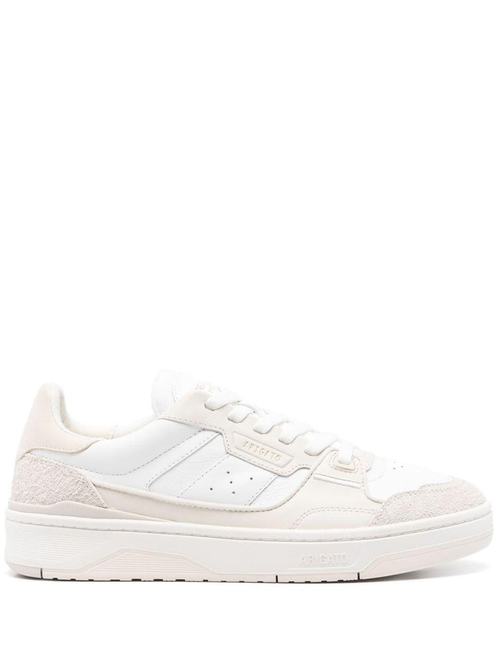 Sneakers bianche e beige Clay con inserti 
