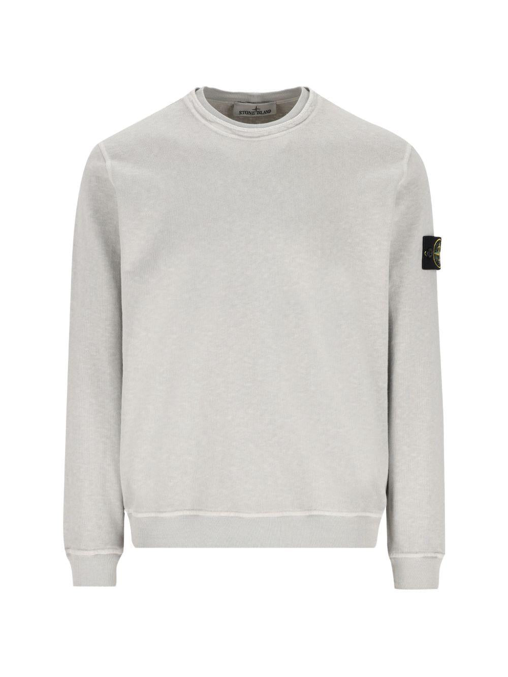 Felpa pearl girocollo con logo 