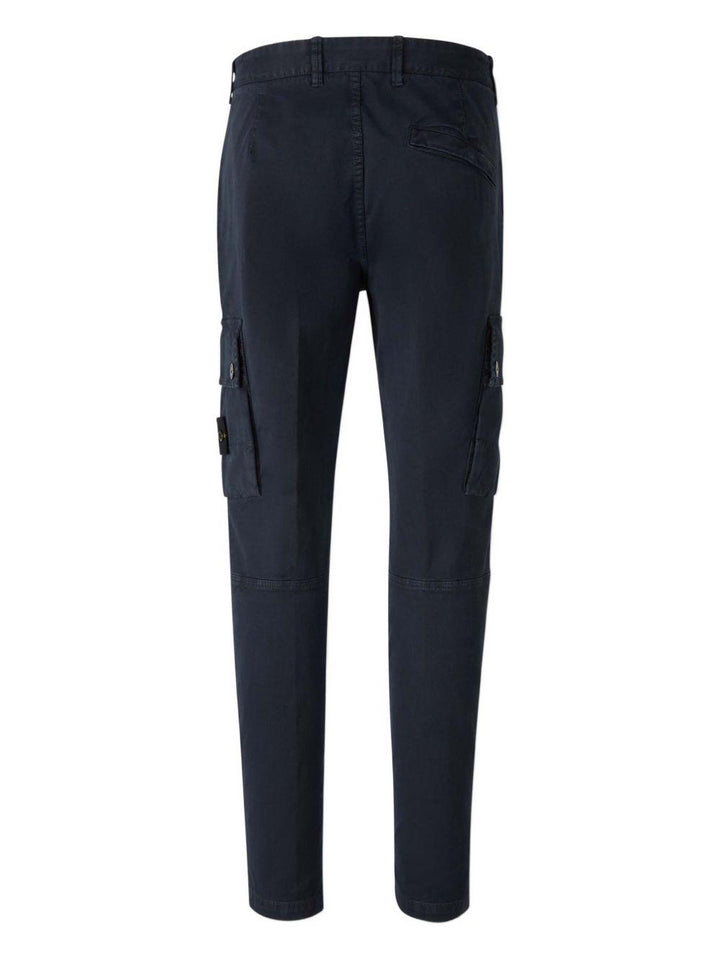 Pantaloni blu navy con tasche cargo 