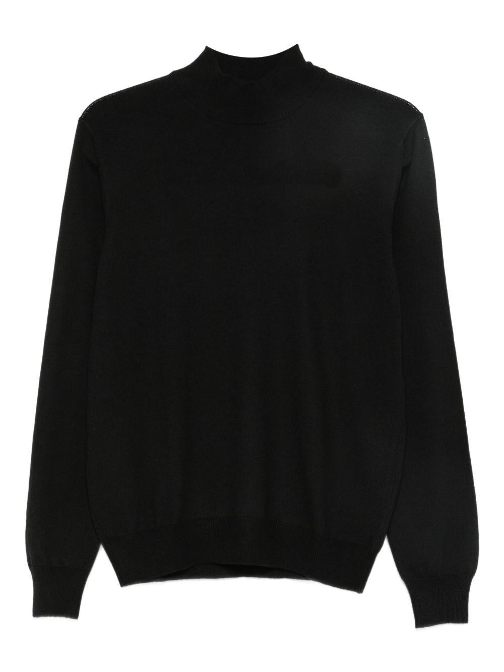 Maglione a collo alto nero 