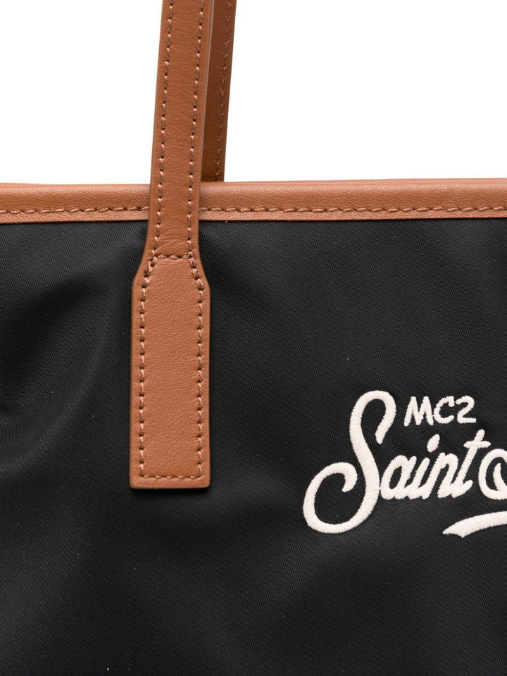 Borsa tote City media con ricamo 