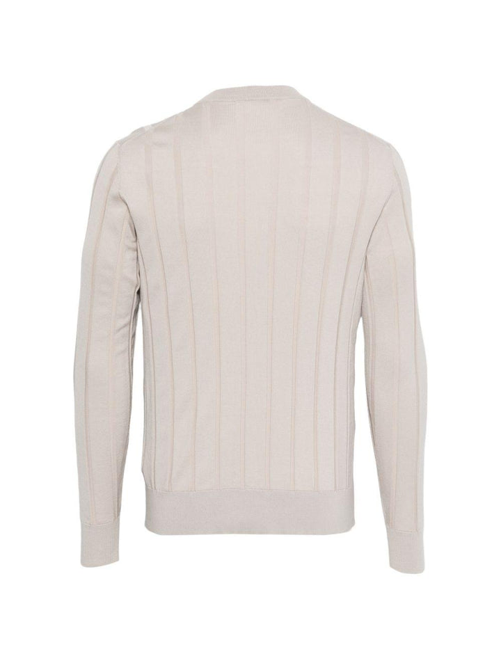 Maglia taupe a maniche lunghe 
