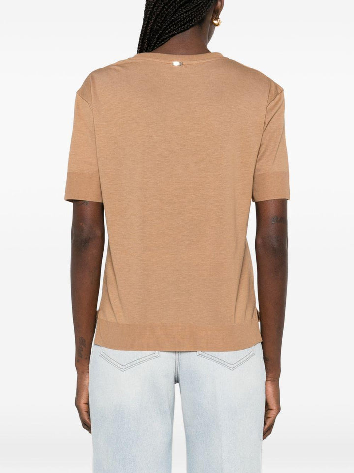 Maglia in filo a maniche corte 