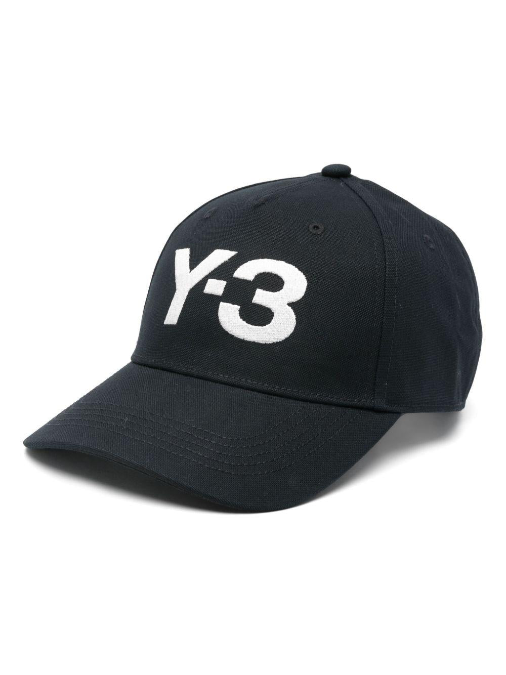 Cappello da baseball nero con ricamo 