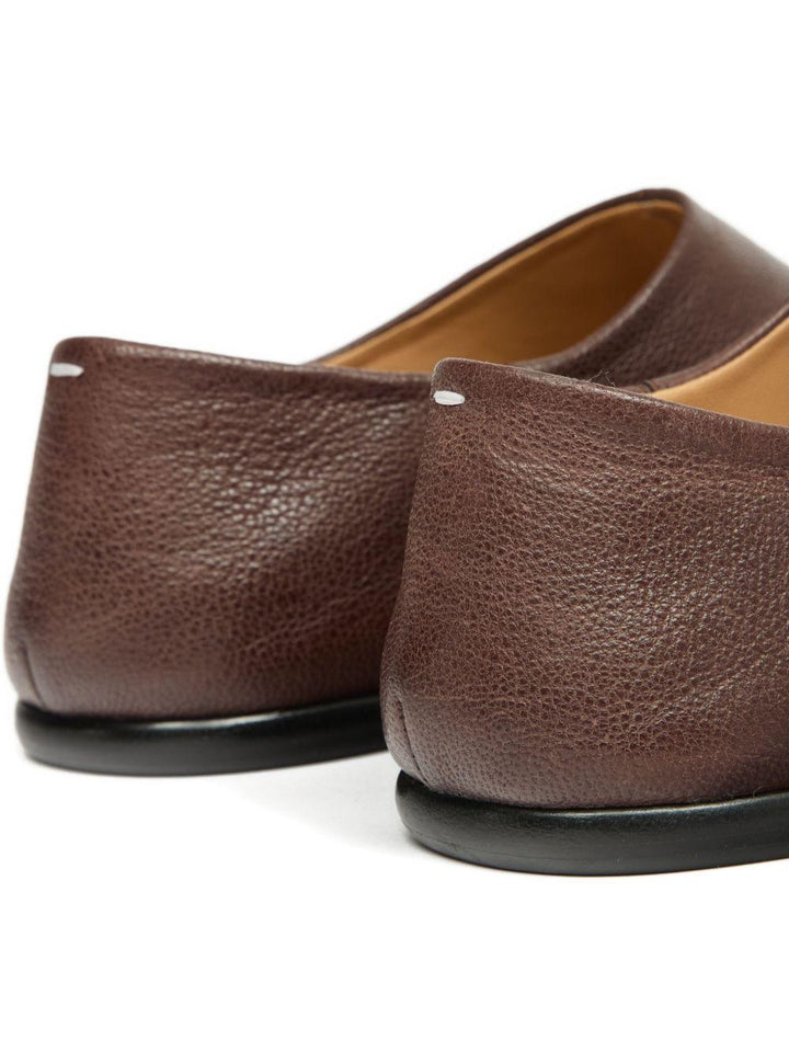 Mocassini Tabi Babouche color cioccolato 