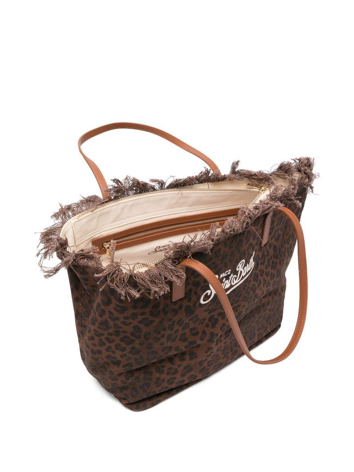 Borsa tote media City con finiture sfrangiate 