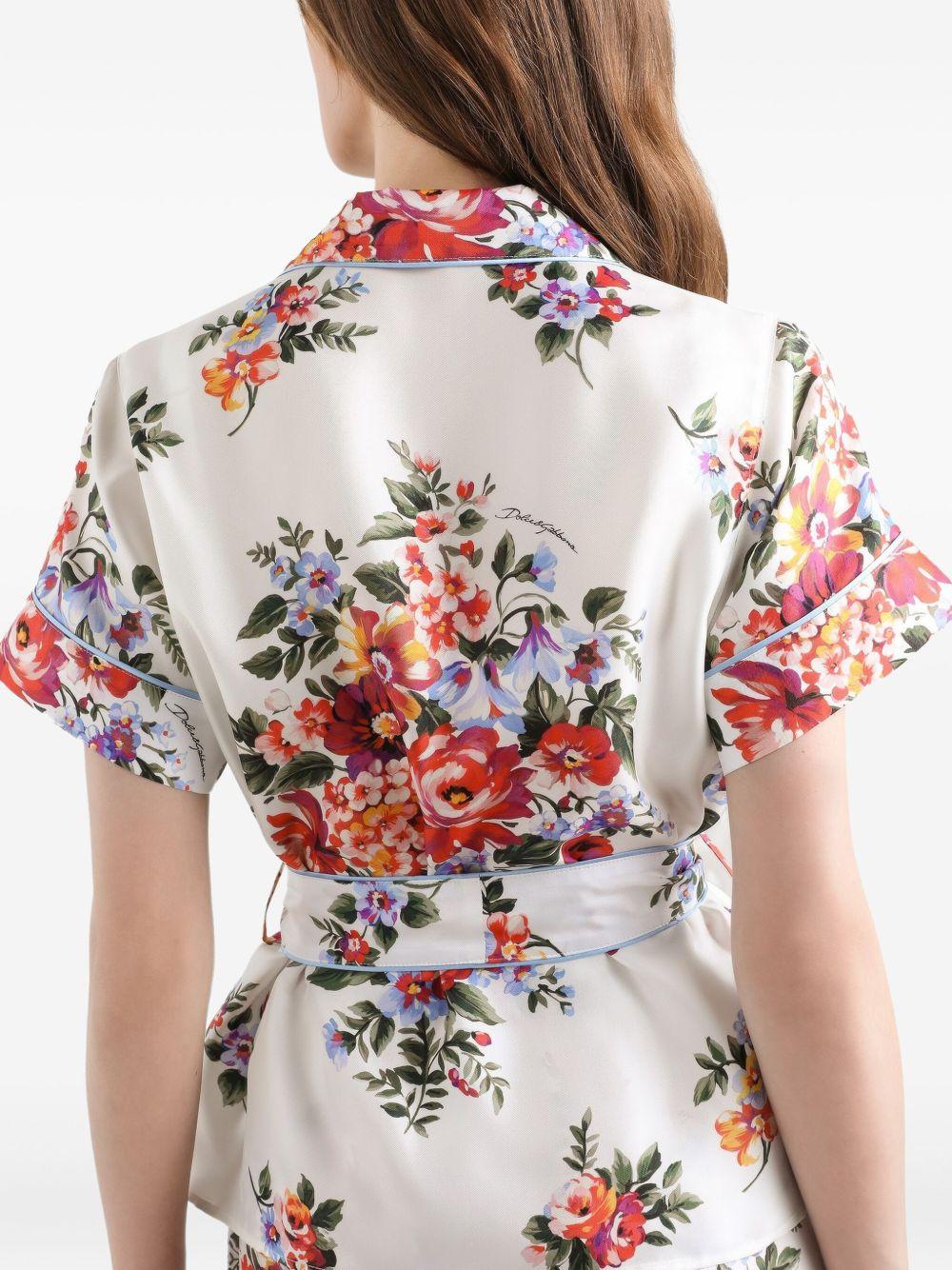 Camicia a fiori 