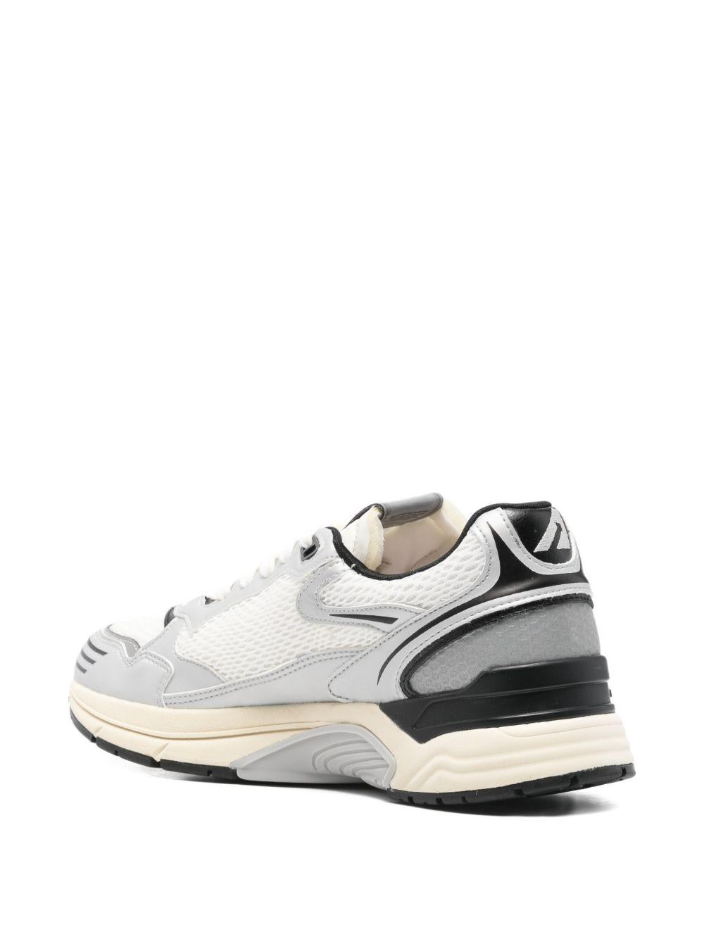 Sneakers Hiperway con logo silver/white/black 