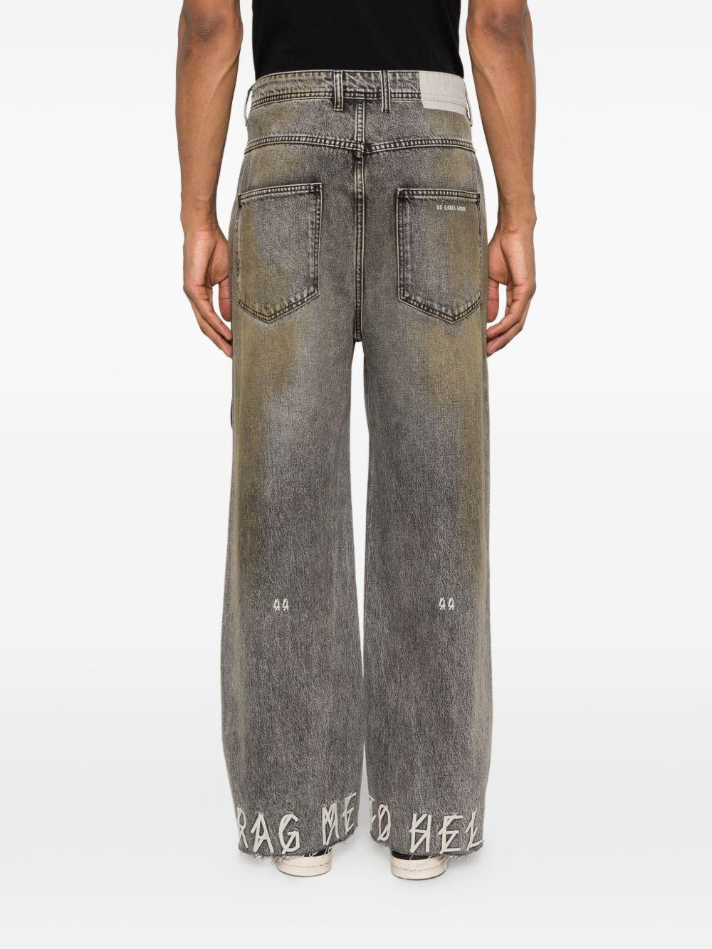 Jeans green con cinturino 