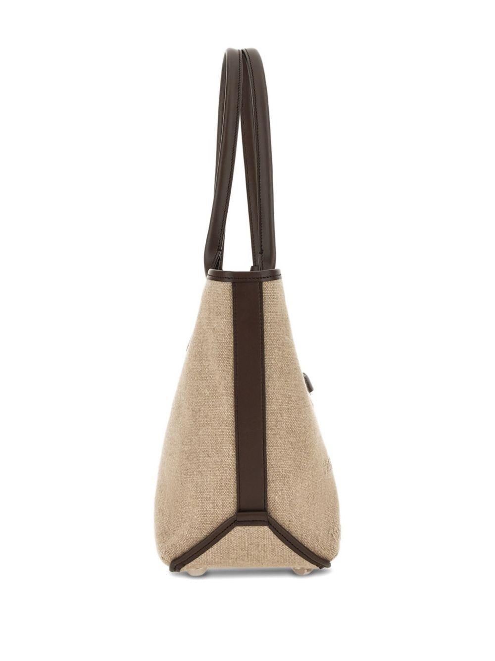 Borsa tote con ciondolo 