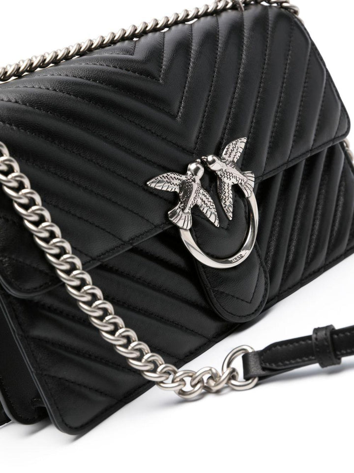 Borsa a spalla Love Bird trapuntata 