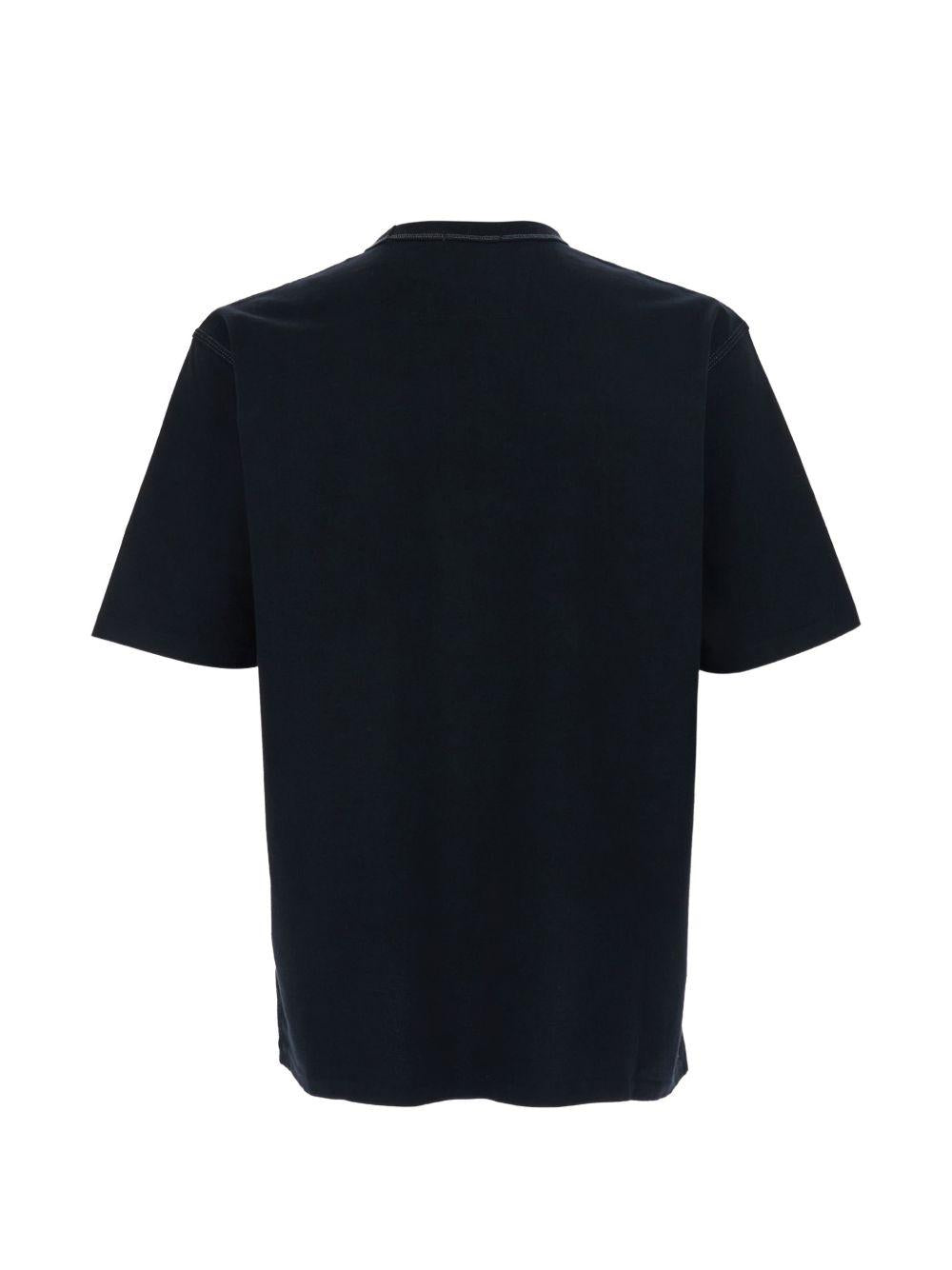 T-shirt con logo nera 