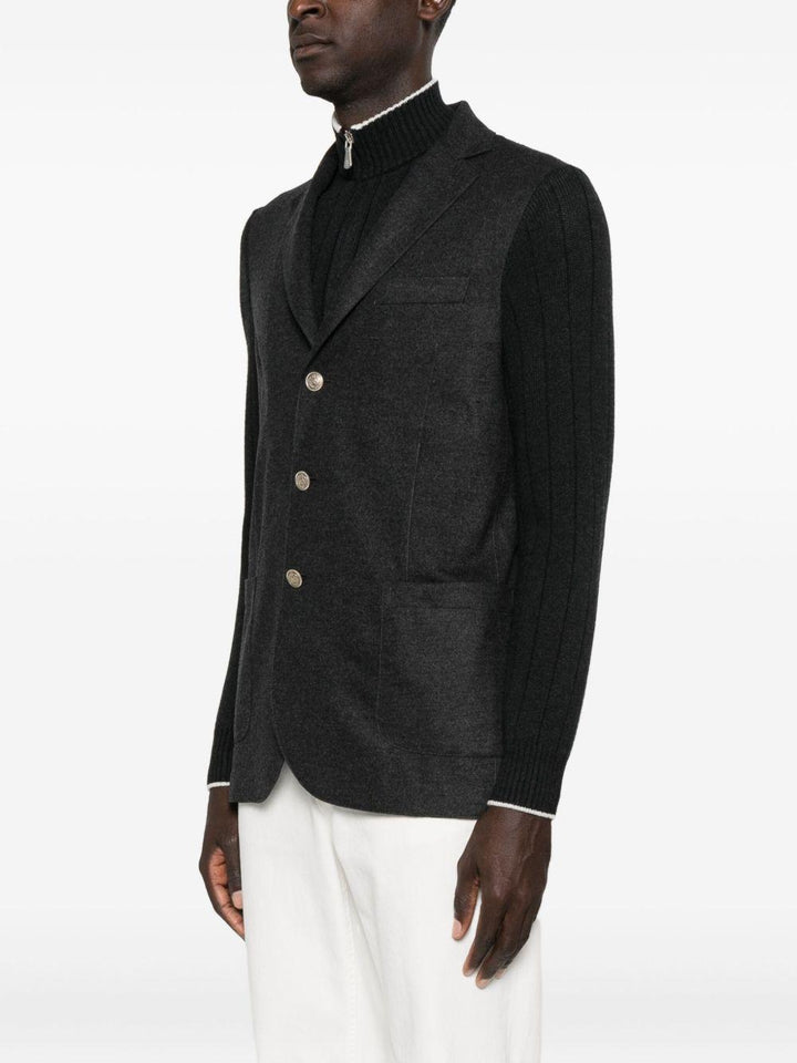 Blazer monopetto grigio scuro 