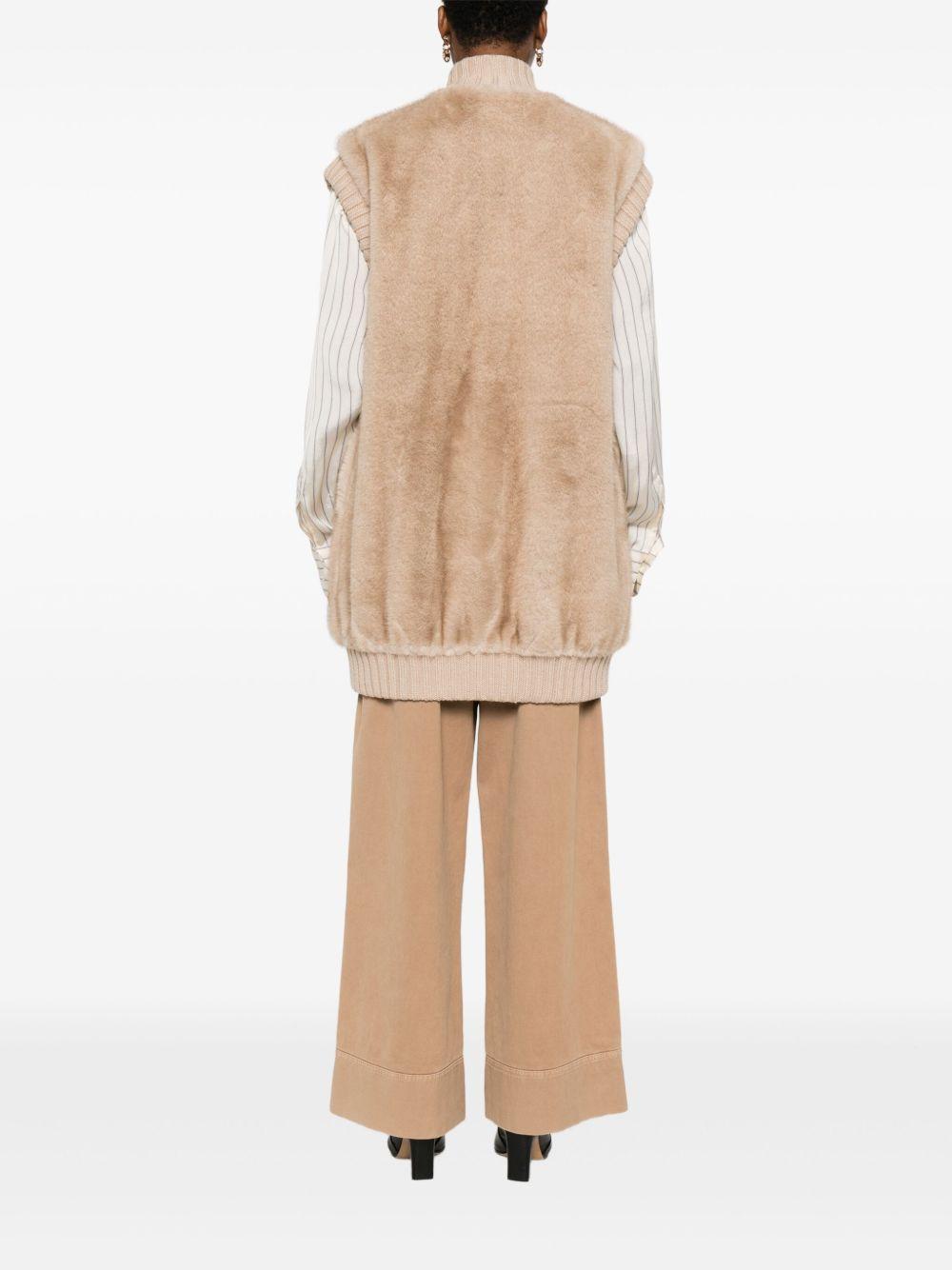 Gilet in pelliccia sintetica 
