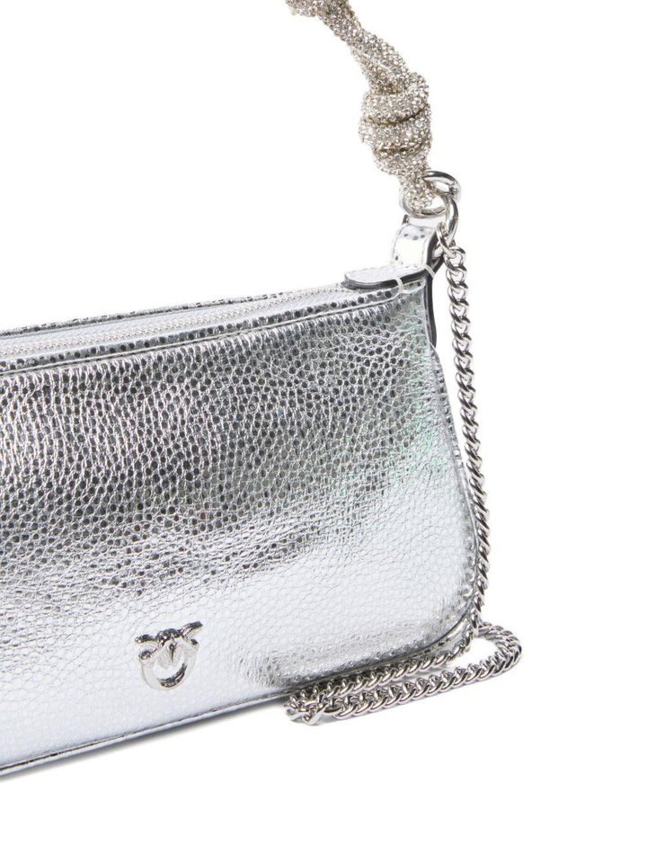 Borsa a spalla con decorazione 