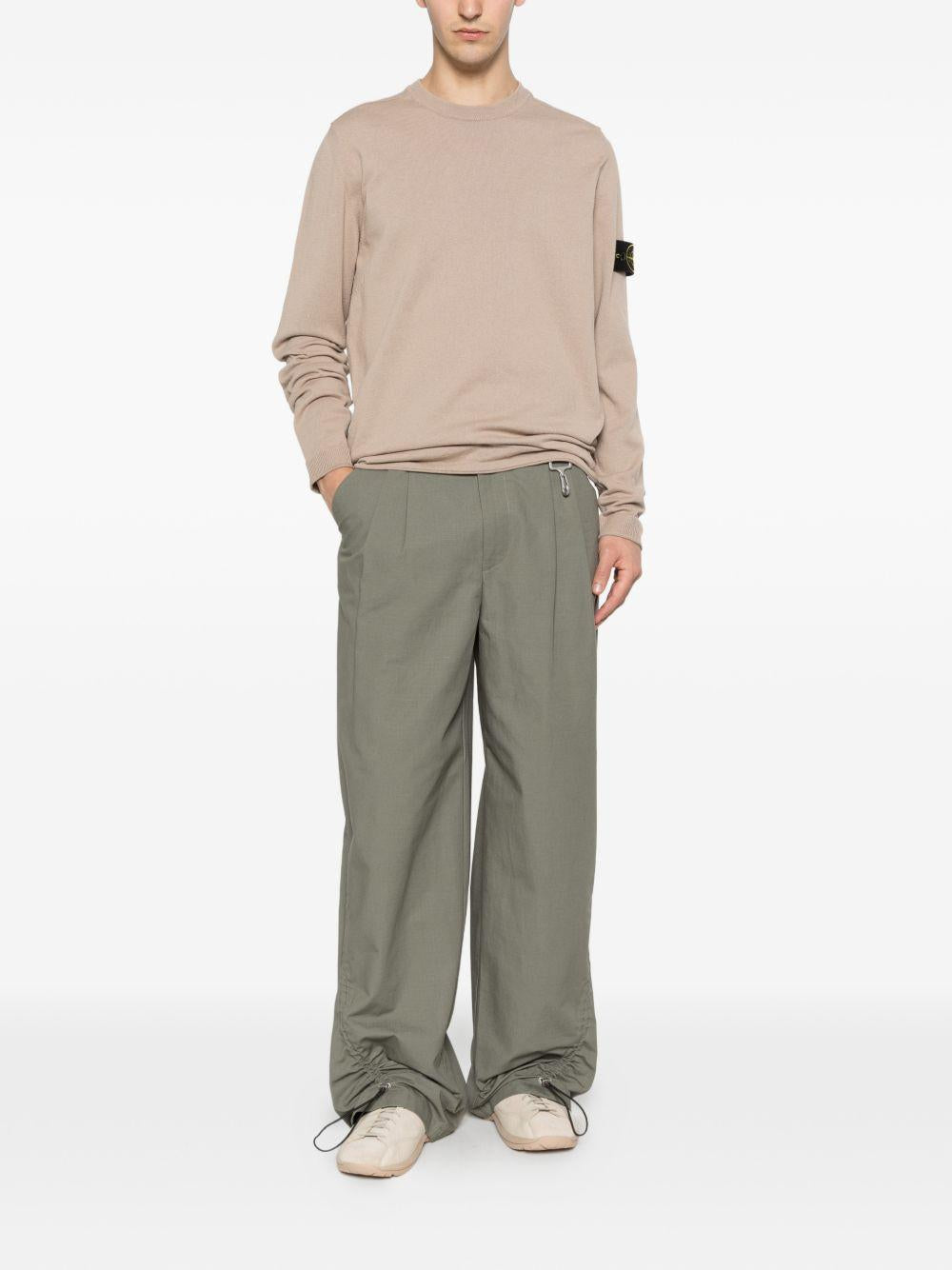 Maglione beige in cotone 