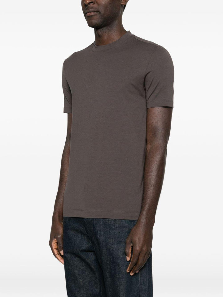 T-shirt marrone 
