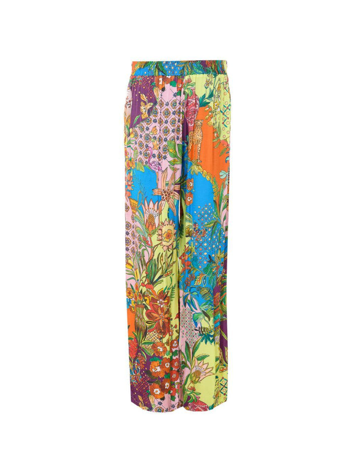 Pantaloni con vita elasticizzata 