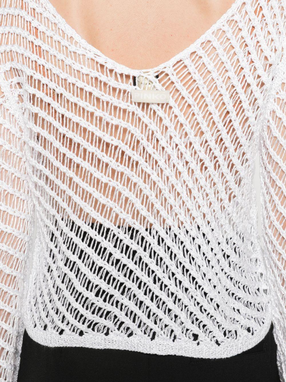 Maglia con trasparenze 