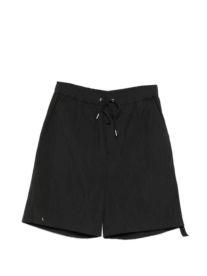 Shorts con coulisse neri 