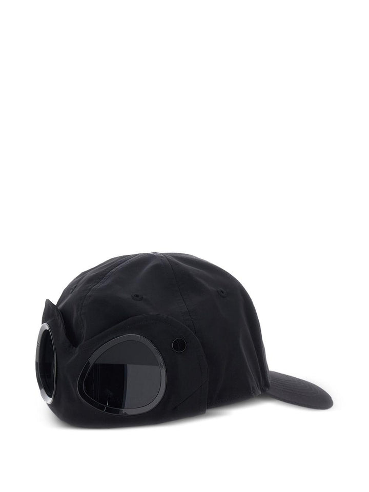 Cappello da baseball nero con logo 