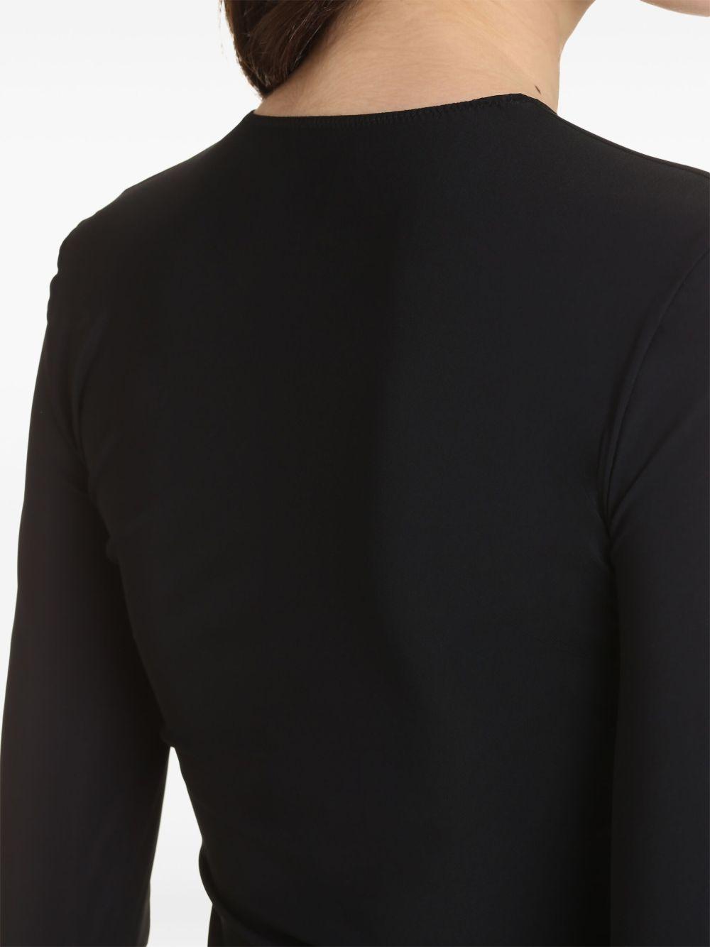 Body con scollo rotondo 