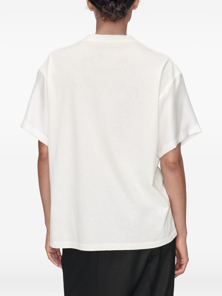 T-shirt con scollo a V 