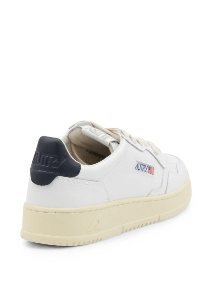 Sneakers white/space con applicazione logo 