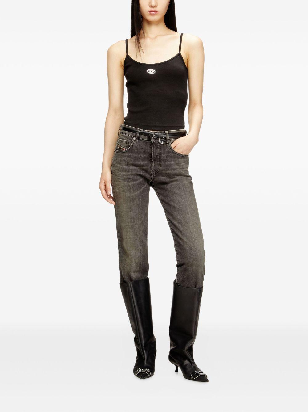 Top T-Hupy con logo 