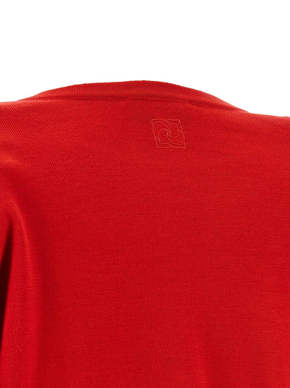 Maglia con rosa 